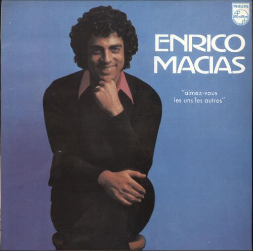 Enrico Macias Aimez-Vous Les Uns Les Autres vinyl LP album (LP record) Greek IQYLPAI736360