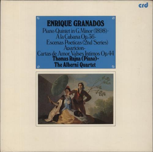 Enrique Granados Granados: Piano Quintet, Piano Works vinyl LP album (LP record) UK EP1LPGR858454