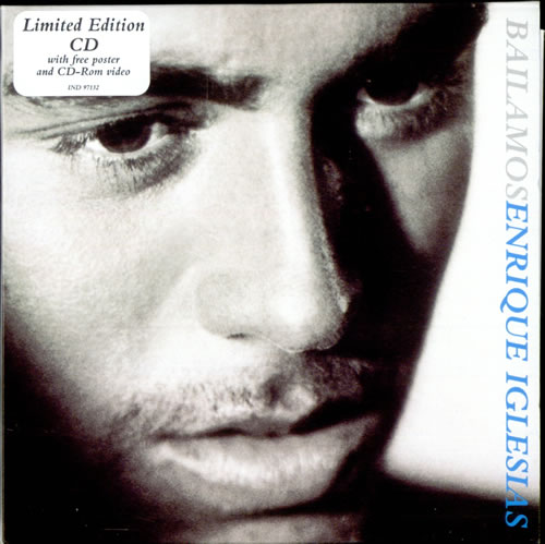 Enrique Iglesias Bailamos + poster CD single (CD5 / 5") UK ENQC5BA500437