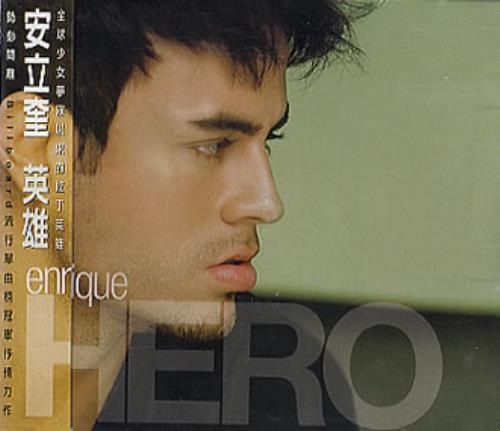 Enrique Iglesias Hero CD single (CD5 / 5") Taiwanese ENQC5HE243783