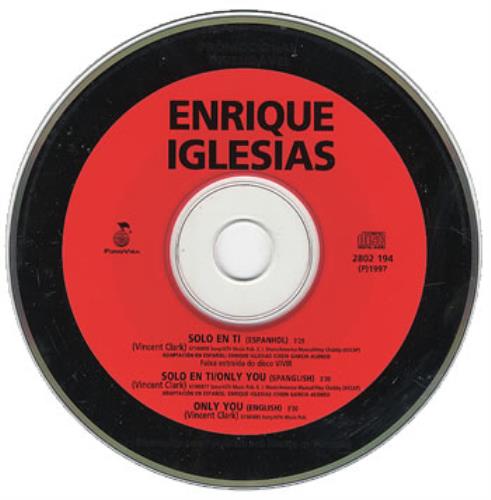 Enrique Iglesias Solo En Ti - Only You CD single (CD5 / 5") Brazilian ENQC5SO254069