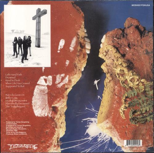 Entombed Left Hand Path + Inner - EX vinyl LP album (LP record) UK ENTLPLE817680