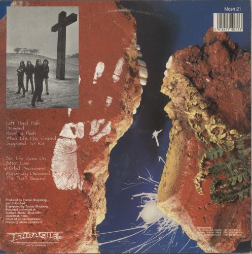 Entombed Left Hand Path - VG vinyl LP album (LP record) UK ENTLPLE649637