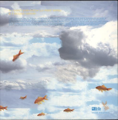 Envelopes I Don't Even Know Remix 12" vinyl single (12 inch record / Maxi-single) UK EC212ID768103