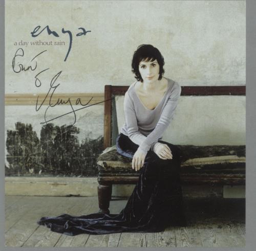 Enya A Day Without Rain award disc UK ENYAWAD185351