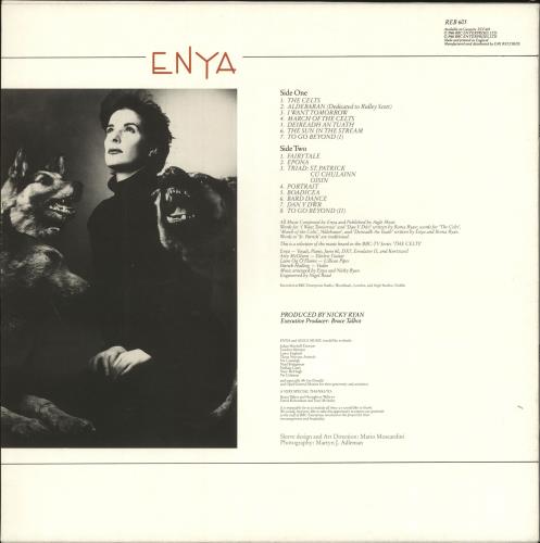 Enya Enya - 2nd vinyl LP album (LP record) UK ENYLPEN696492