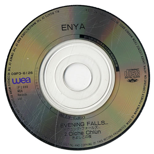 Enya Evening Falls - Ex Rental 3" CD single (CD3) Japanese ENYC3EV536775