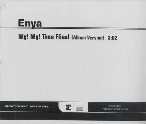 Enya My! My! Time Flies! CD single (CD5 / 5") US ENYC5MY476692