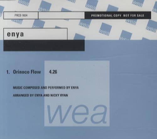 Enya Orinoco Flow CD single (CD5 / 5") German ENYC5OR107328