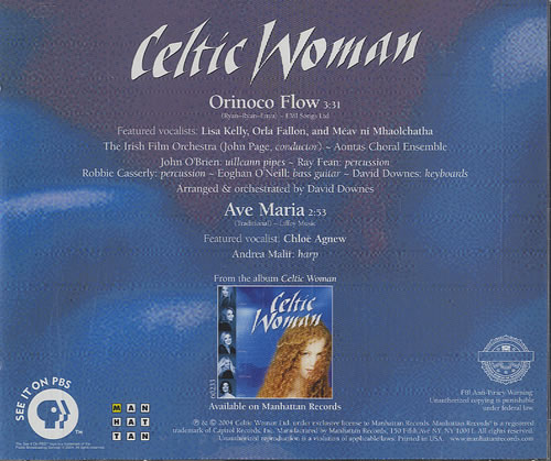 Enya Orinoco Flow CD single (CD5 / 5") US ENYC5OR453876