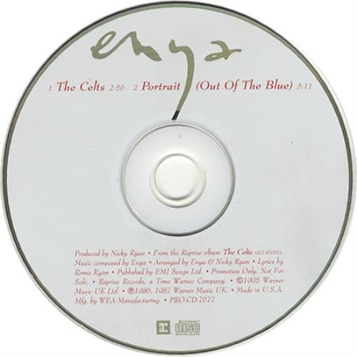 Enya The Celts CD single (CD5 / 5") US ENYC5TH56405