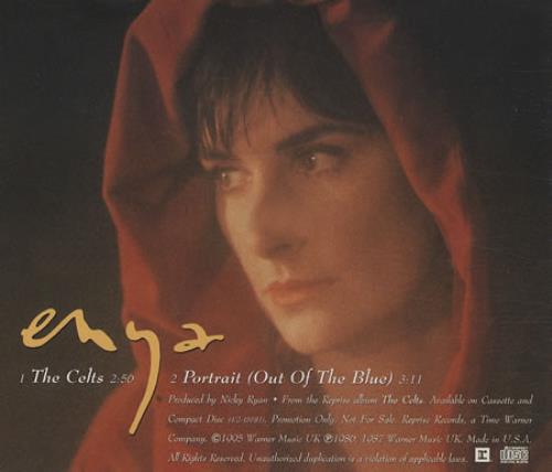 Enya The Celts CD single (CD5 / 5") US ENYC5TH56405
