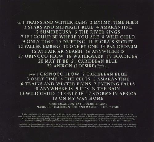 Enya The Very Best Of 2-disc CD/DVD set UK ENY2DTH490091