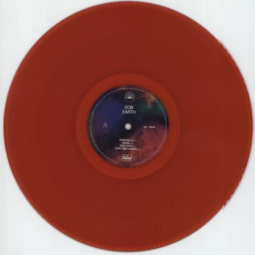 EOB Earth - Red Vinyl + CD & Autographed Card vinyl LP album (LP record) UK 1PXLPEA873572