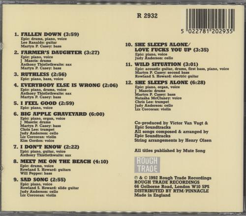 Epic Soundtracks Rise Above CD album (CDLP) UK EP0CDRI776503