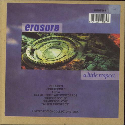 Erasure A Little Respect - Postcard Pack 7" vinyl single (7 inch record / 45) UK ERA07AL20910