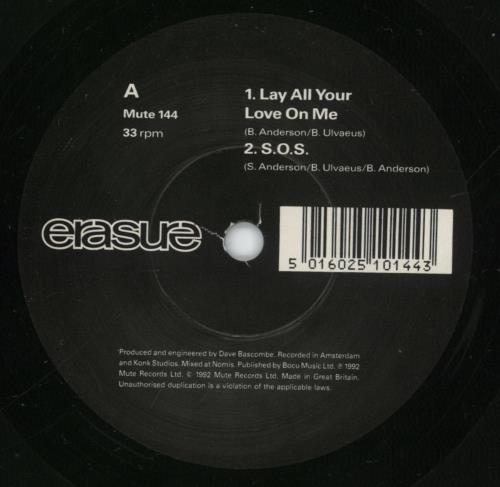 Erasure Abba-esque 7" vinyl single (7 inch record / 45) UK ERA07AB109949