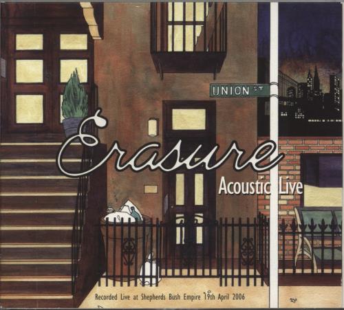 Erasure Acoustic Live 2 CD album set (Double CD) UK ERA2CAC877014