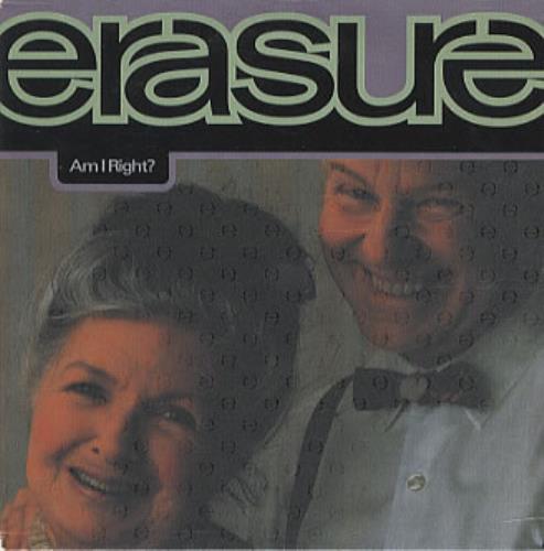 Erasure Am I Right? CD single (CD5 / 5") Australian ERAC5AM338292
