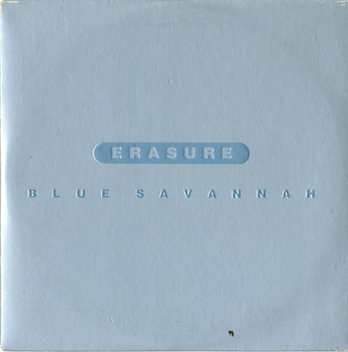 Erasure Blue Savannah - Embossed CD single (CD5 / 5") UK ERAC5BL14830
