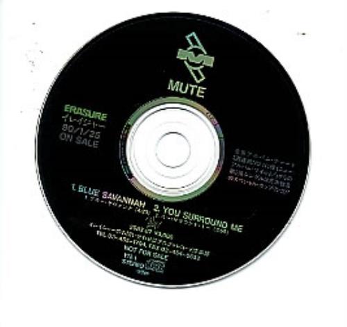 Erasure Blue Savannah CD single (CD5 / 5") Japanese ERAC5BL66861