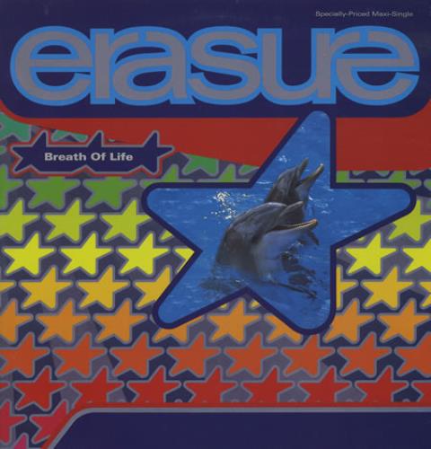 Erasure Breath Of Life 12" vinyl single (12 inch record / Maxi-single) US ERA12BR05114