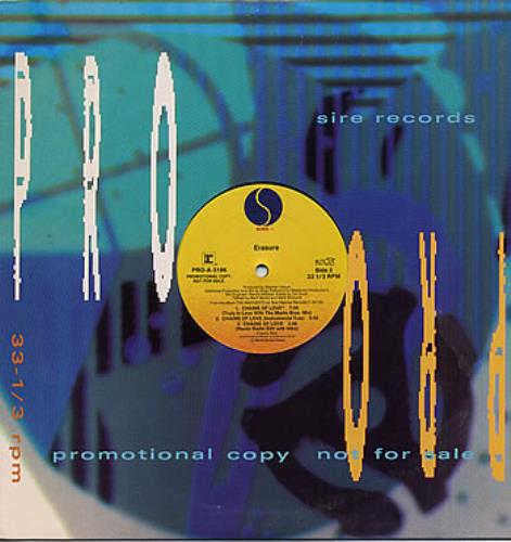 Erasure Chains Of Love 12" vinyl single (12 inch record / Maxi-single) US ERA12CH11452