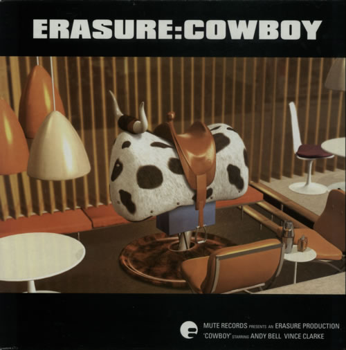 Erasure Cowboy vinyl LP album (LP record) UK ERALPCO616071
