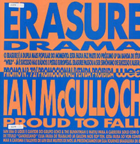 Erasure Drama 12" vinyl single (12 inch record / Maxi-single) Brazilian ERA12DR232368