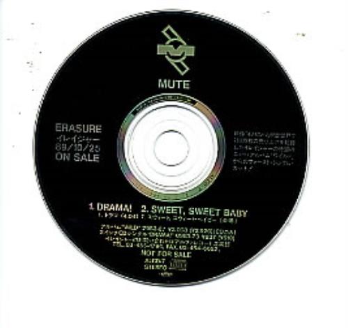 Erasure Drama CD single (CD5 / 5") Japanese ERAC5DR66860