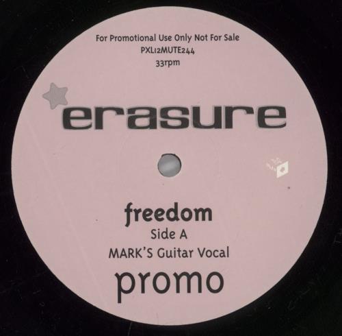 Erasure Freedom 12" vinyl single (12 inch record / Maxi-single) UK ERA12FR167637