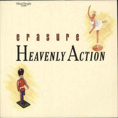 Erasure Heavenly Action 12" vinyl single (12 inch record / Maxi-single) German ERA12HE572367
