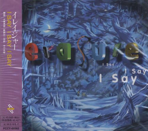 Erasure I Say I Say I Say CD album (CDLP) Japanese ERACDIS26657