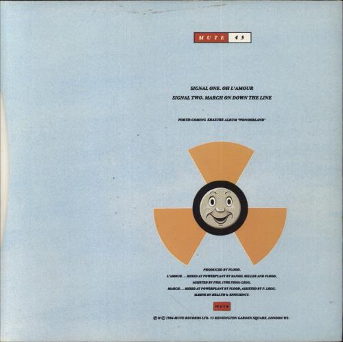 Erasure Oh L'amour 7" vinyl single (7 inch record / 45) UK ERA07OH02535