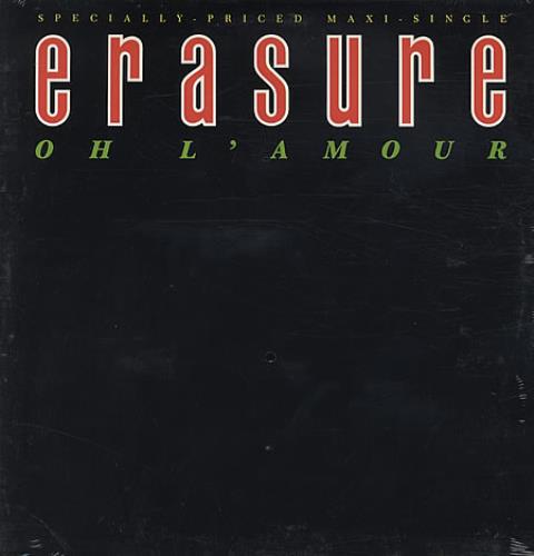 Erasure Oh L'Amour 12" vinyl single (12 inch record / Maxi-single) US ERA12OH06040