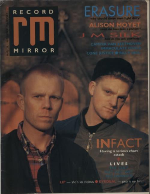 Erasure Records Mirror magazine UK ERAMARE340967