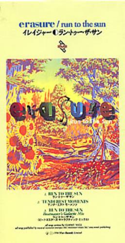 Erasure Run To The Sun 3" CD single (CD3) Japanese ERAC3RU111290