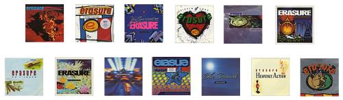 Erasure Set Of 14 x 7" Singles 7" vinyl single (7 inch record / 45) UK ERA07SE429704