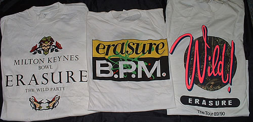 Erasure Set of 3 T-Shirts t-shirt UK ERATSSE330565