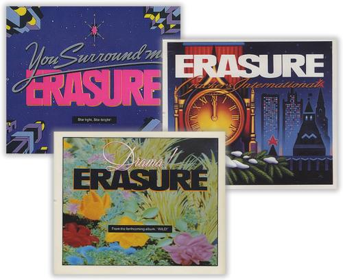 Erasure Set Of Three 3" CD Singles 3" CD single (CD3) UK ERAC3SE397106