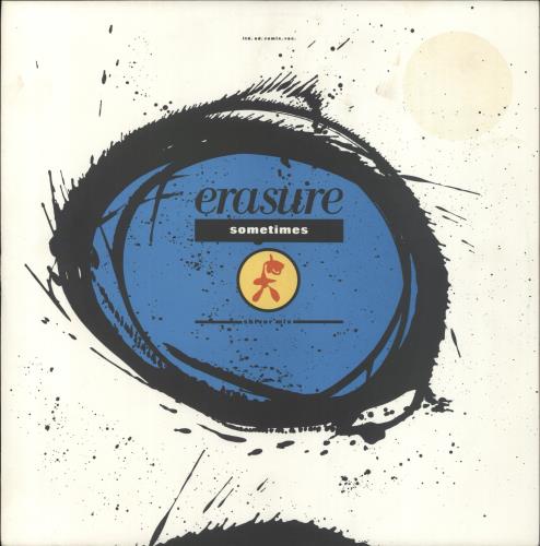 Erasure Sometimes - Shiver Mix 12" vinyl single (12 inch record / Maxi-single) UK ERA12SO10467