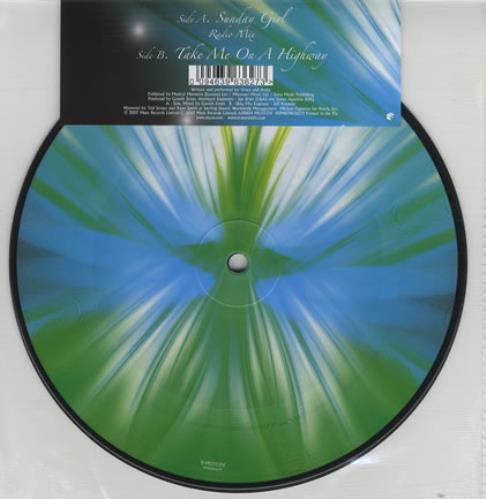 Erasure Sunday Girl 7" vinyl picture disc (7 inch picture disc single) UK ERA7PSU400491