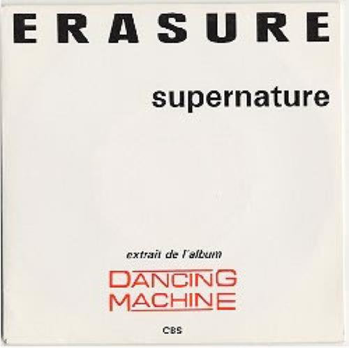 Erasure Supernature 7" vinyl single (7 inch record / 45) French ERA07SU156884