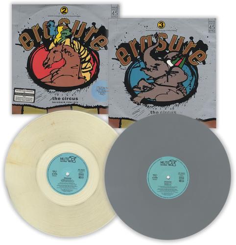 Erasure The Circus - Triple Pack Coloured Vinyl 12" vinyl single (12 inch record / Maxi-single) German ERA12TH404533