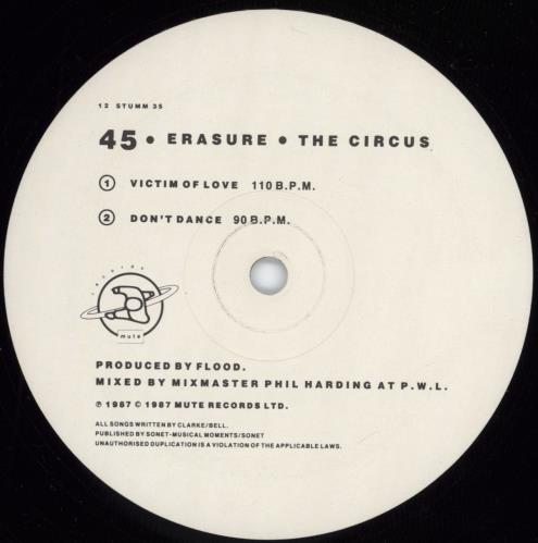 Erasure The Circus Sampler 12" vinyl single (12 inch record / Maxi-single) UK ERA12TH43169