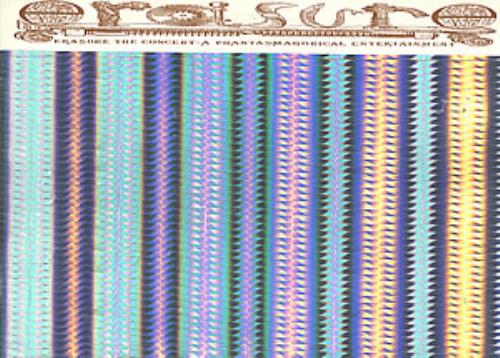 Erasure The Concert ~ A Phantasmagorical Entertainment - Hologram tour programme UK ERATRTH15546