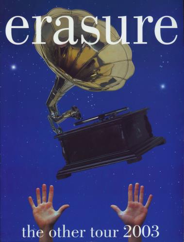 Erasure The Other Tour 2003 tour programme UK ERATRTH796860