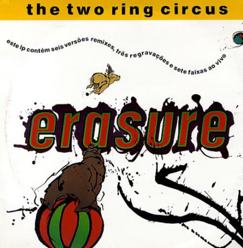 Erasure The Two Ring Circus 2-LP vinyl record set (Double LP Album) Brazilian ERA2LTH232265