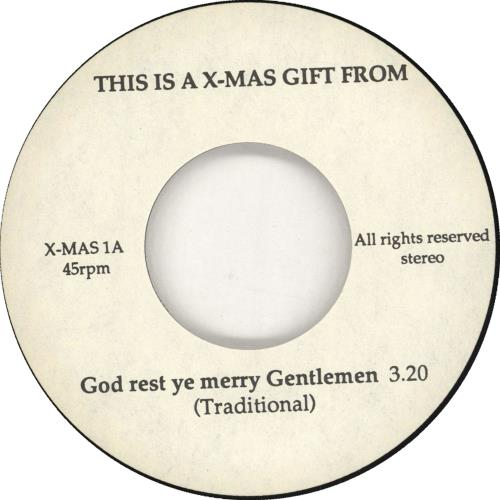 Erasure The X-Mas Gift 7" vinyl single (7 inch record / 45) UK ERA07TH706875