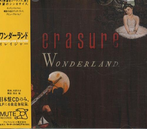 Erasure Wonderland CD album (CDLP) Japanese ERACDWO141993